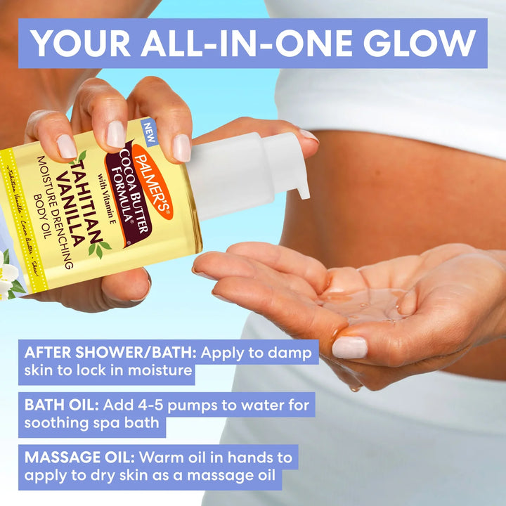 Palmers Tahitian Vanilla Moisture Drenching Body Oil