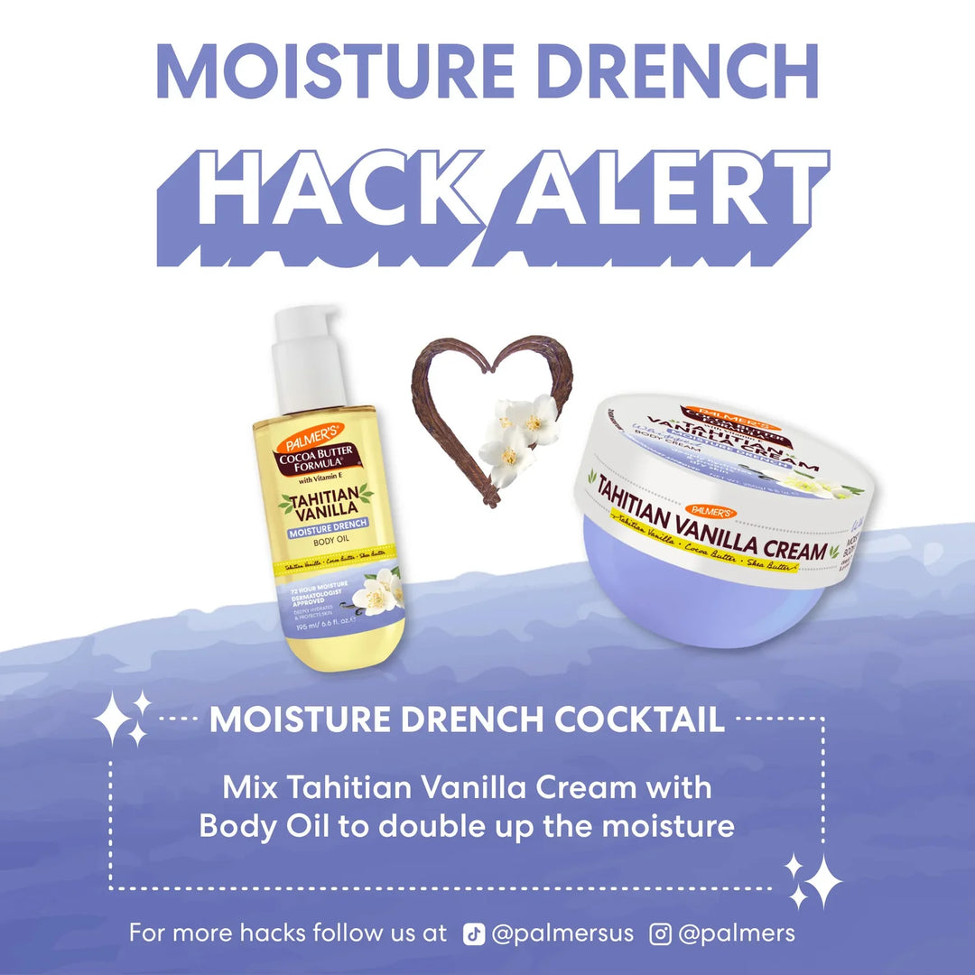 Palmers Tahitian Vanilla Moisture Drenching Whipped Body Cream