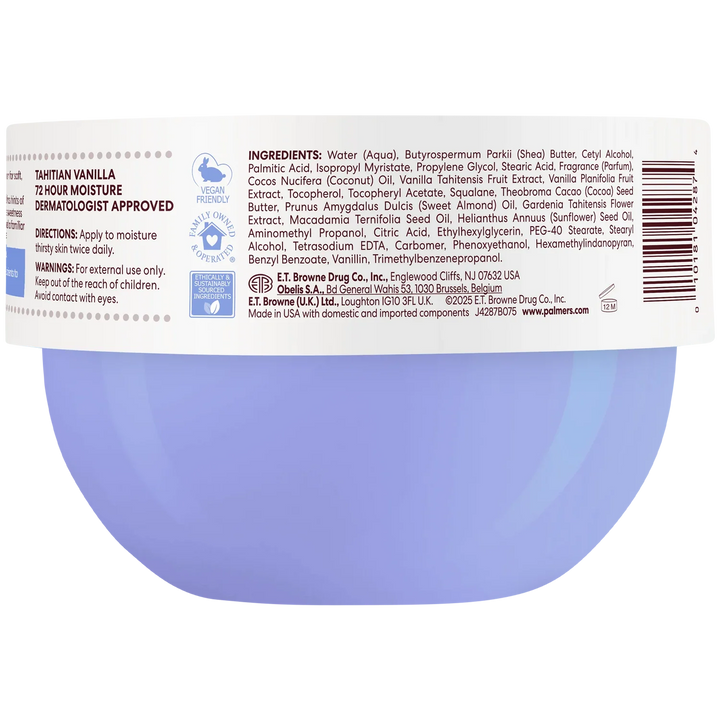 Palmers Tahitian Vanilla Moisture Drenching Whipped Body Cream