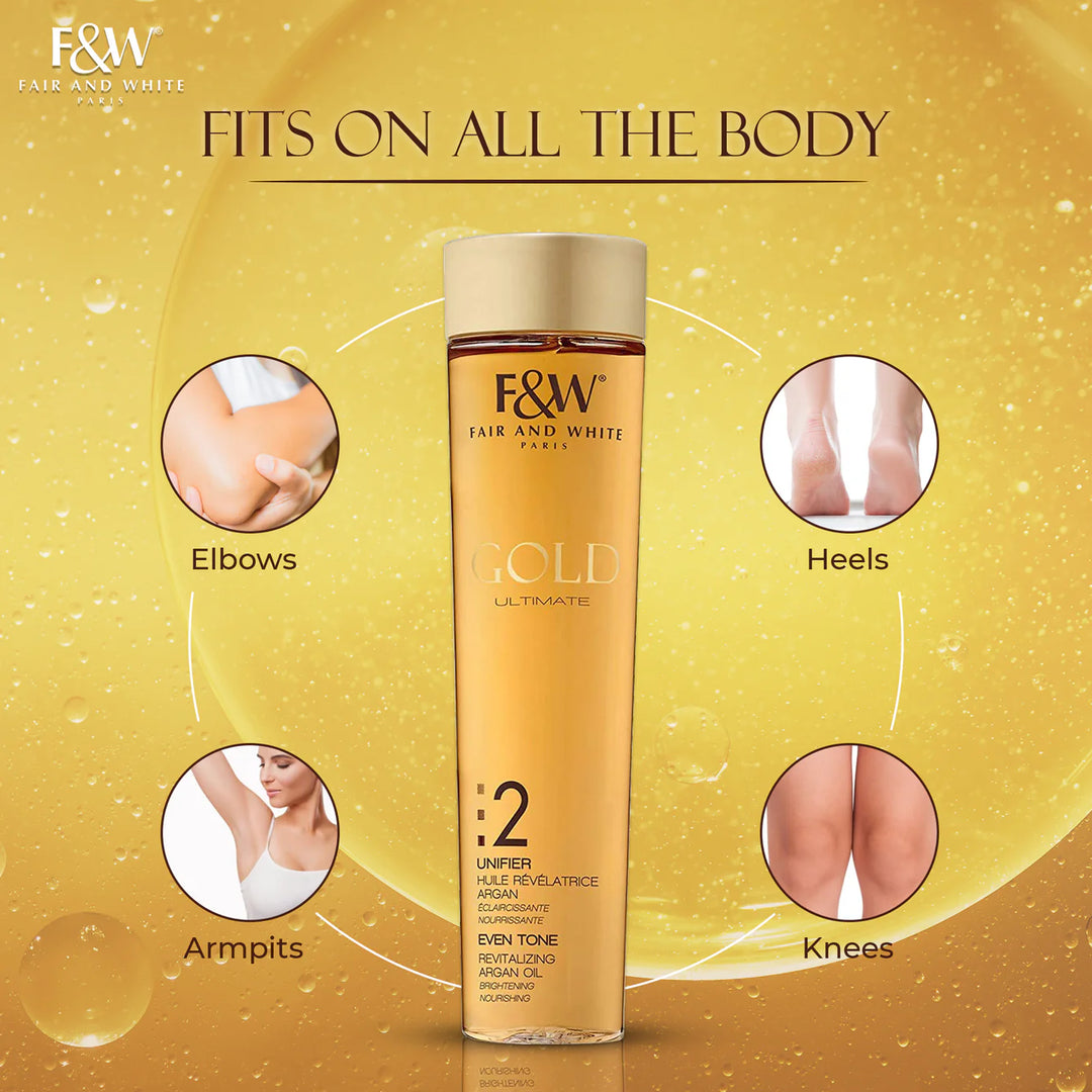 Fair and White 2: Gold Argan Oil 200ml