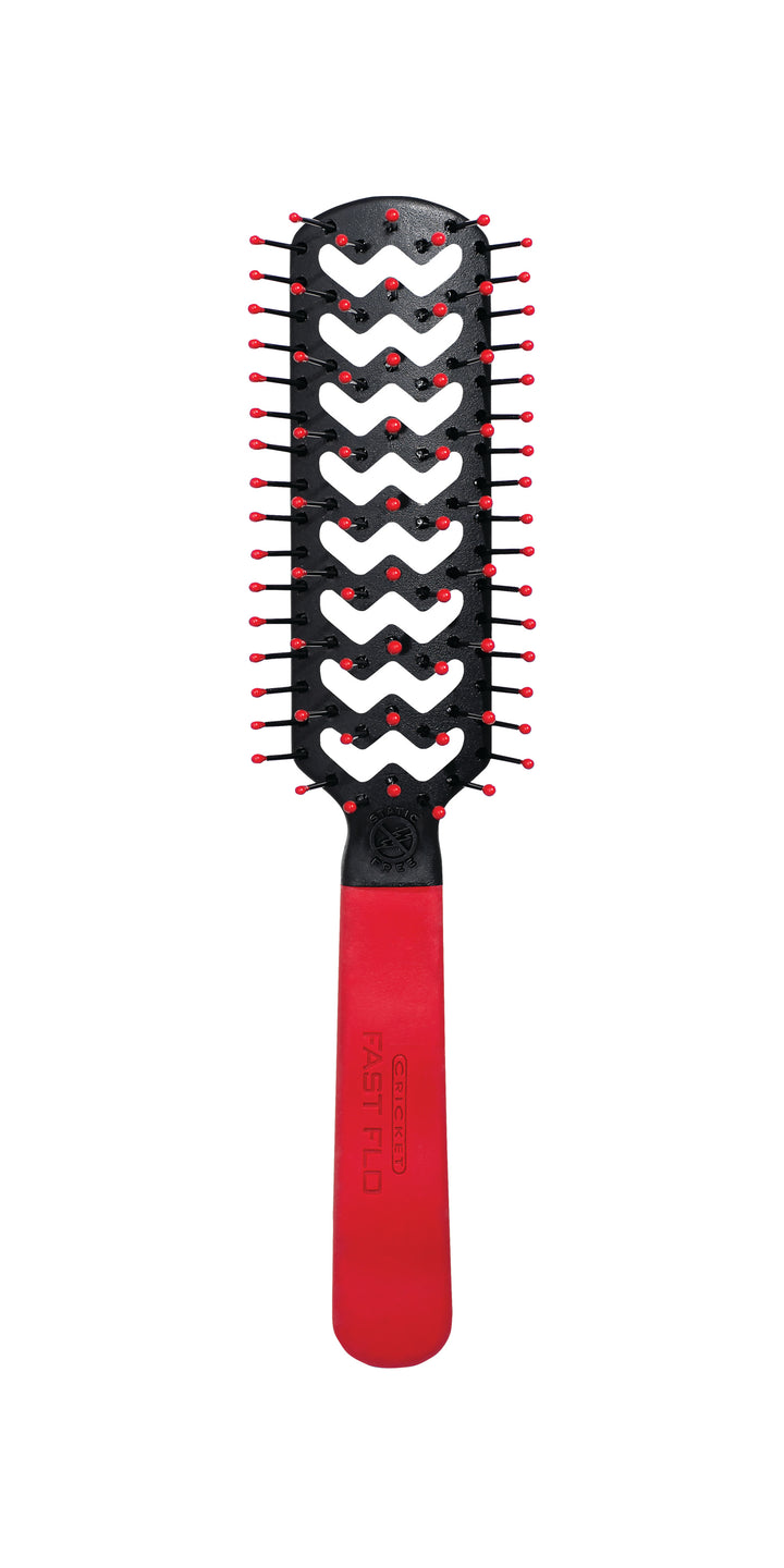 Cricket The Original Static Free Fast Flo Vent Brush - So Rad [Red]