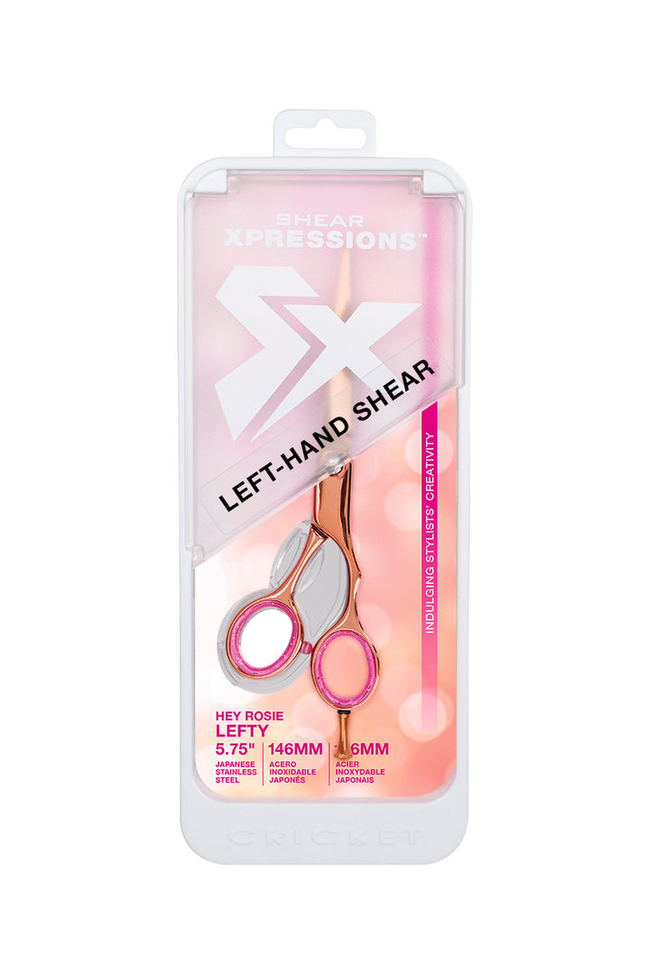 Cricket Shear Xpressions Hey Rosie LEFTY (Rose Gold) 5.75"