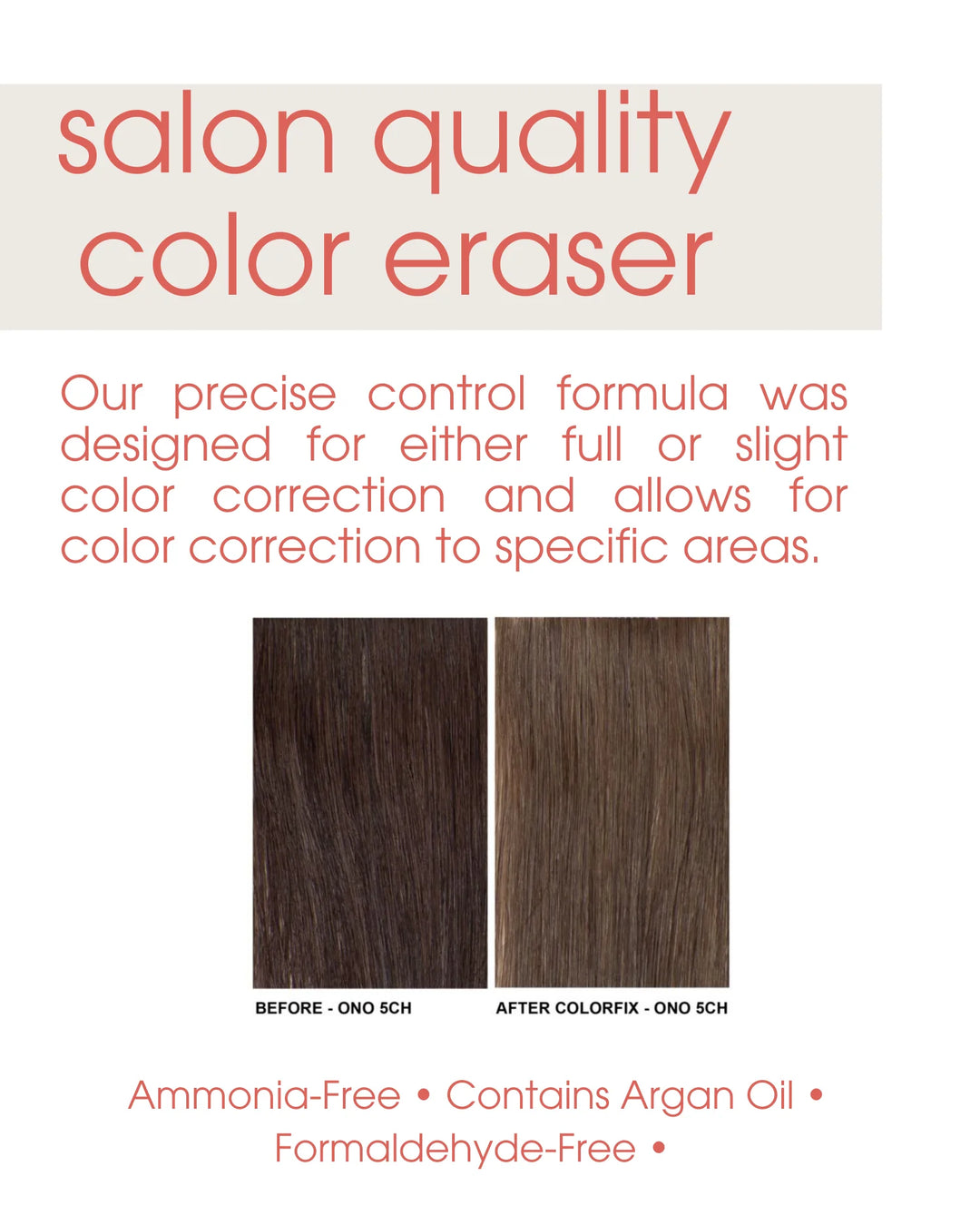 One 'n Only Colorfix Permanent Color Remover with Argan Oil
