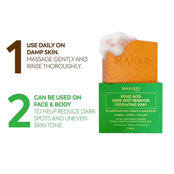 Makari KOJIC ACID DARK SPOT REMOVER SOAP BARS
