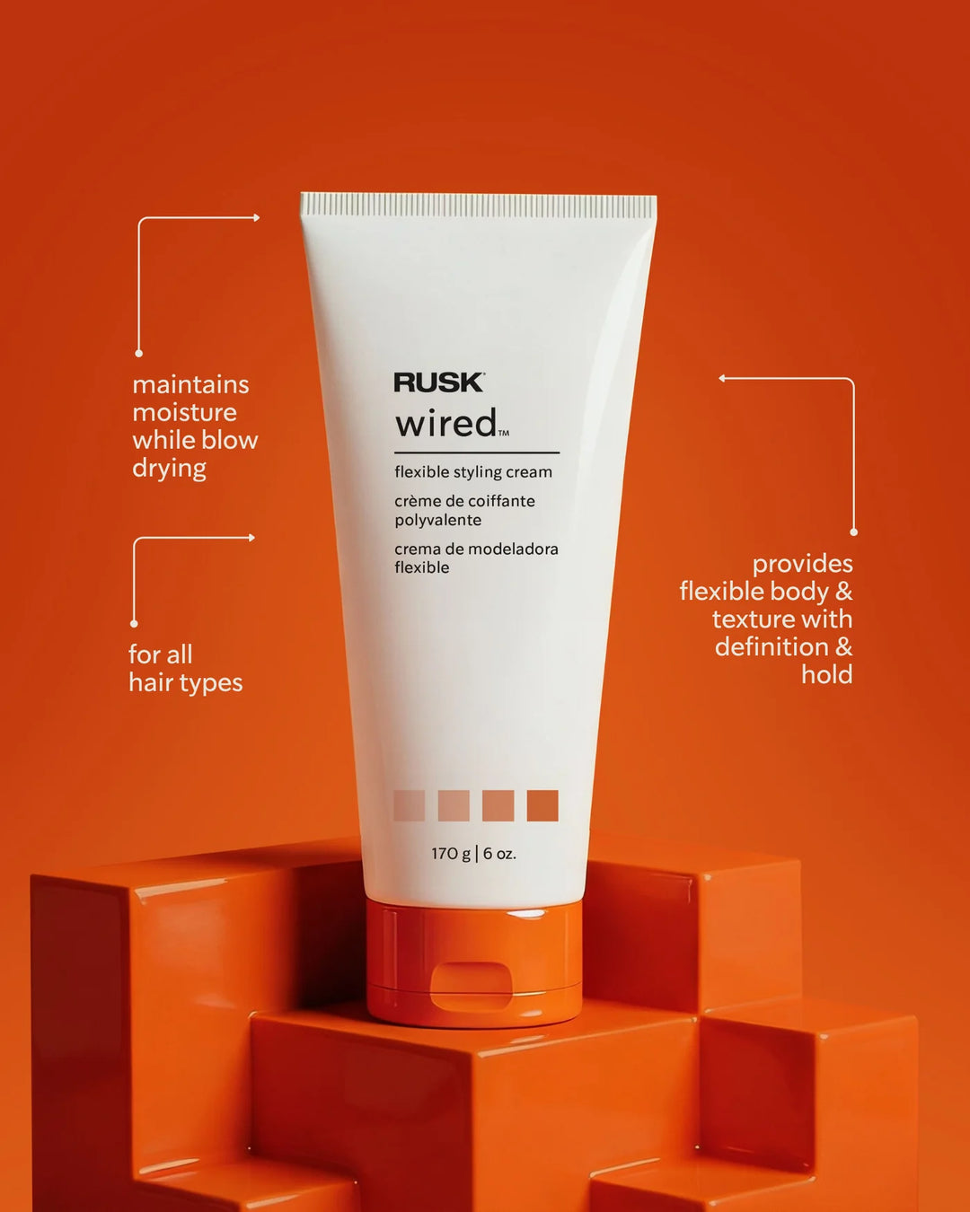 RUSK Wired Flexible Styling Cream