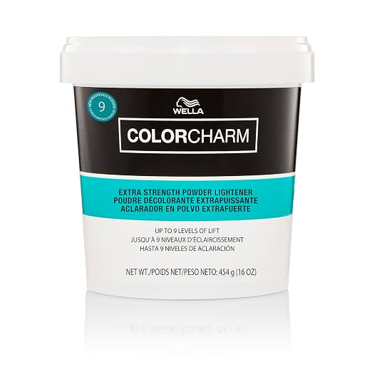 Wella ColorCharm Extra Strength Powder Lightener | Up to 9 Levels of Lift - Tub