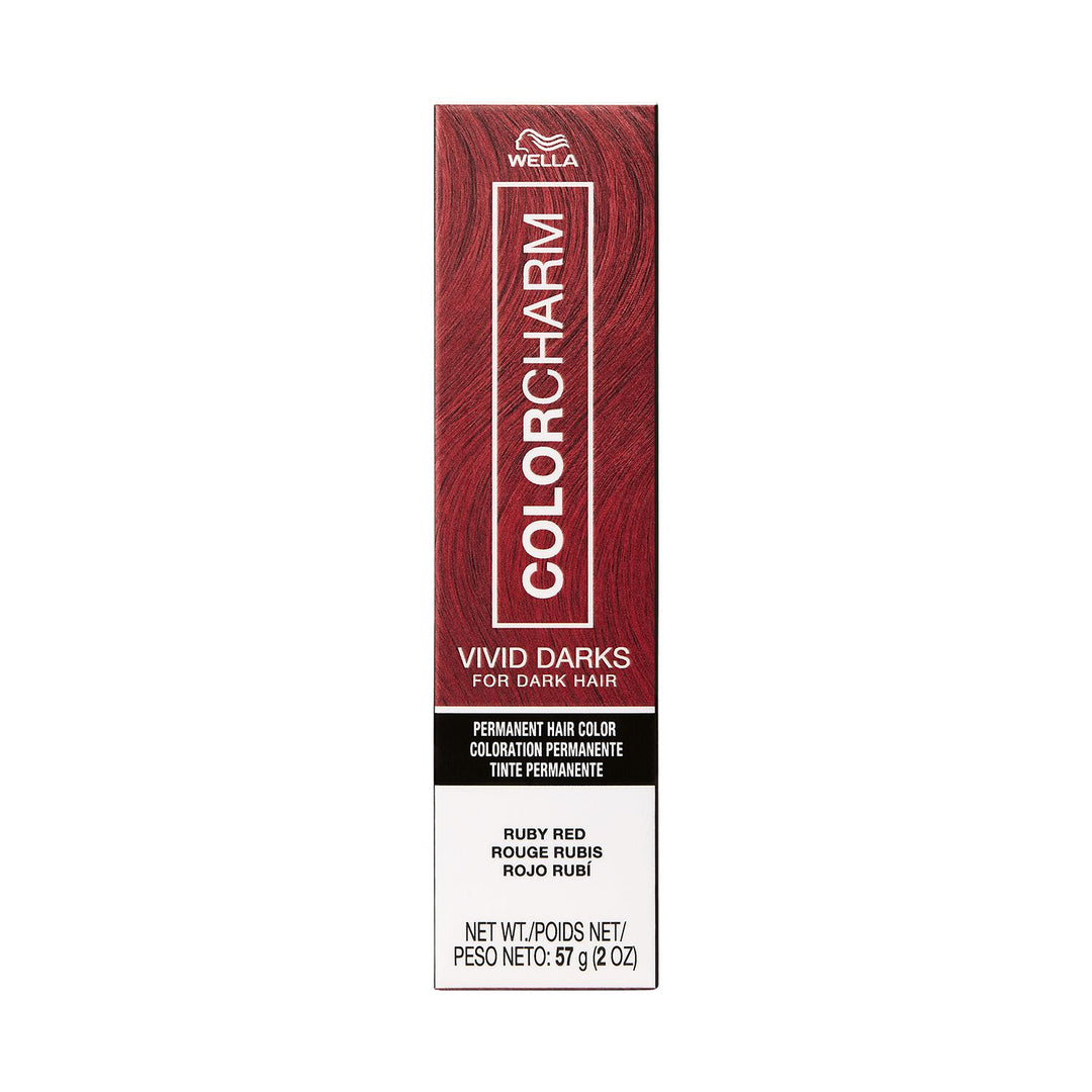 Wella ColorCharm Vivid Darks Permanent Cream Hair Color for Dark Hair
