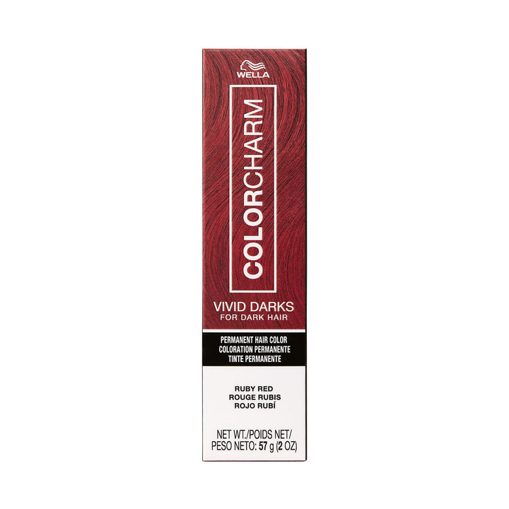 Wella ColorCharm Vivid Darks Permanent Cream Hair Color for Dark Hair