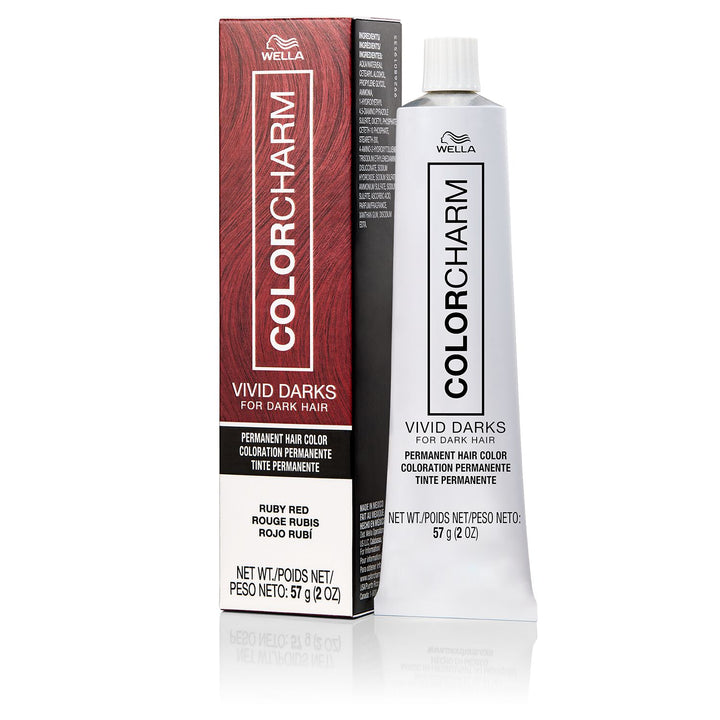 Wella ColorCharm Vivid Darks Permanent Cream Hair Color for Dark Hair