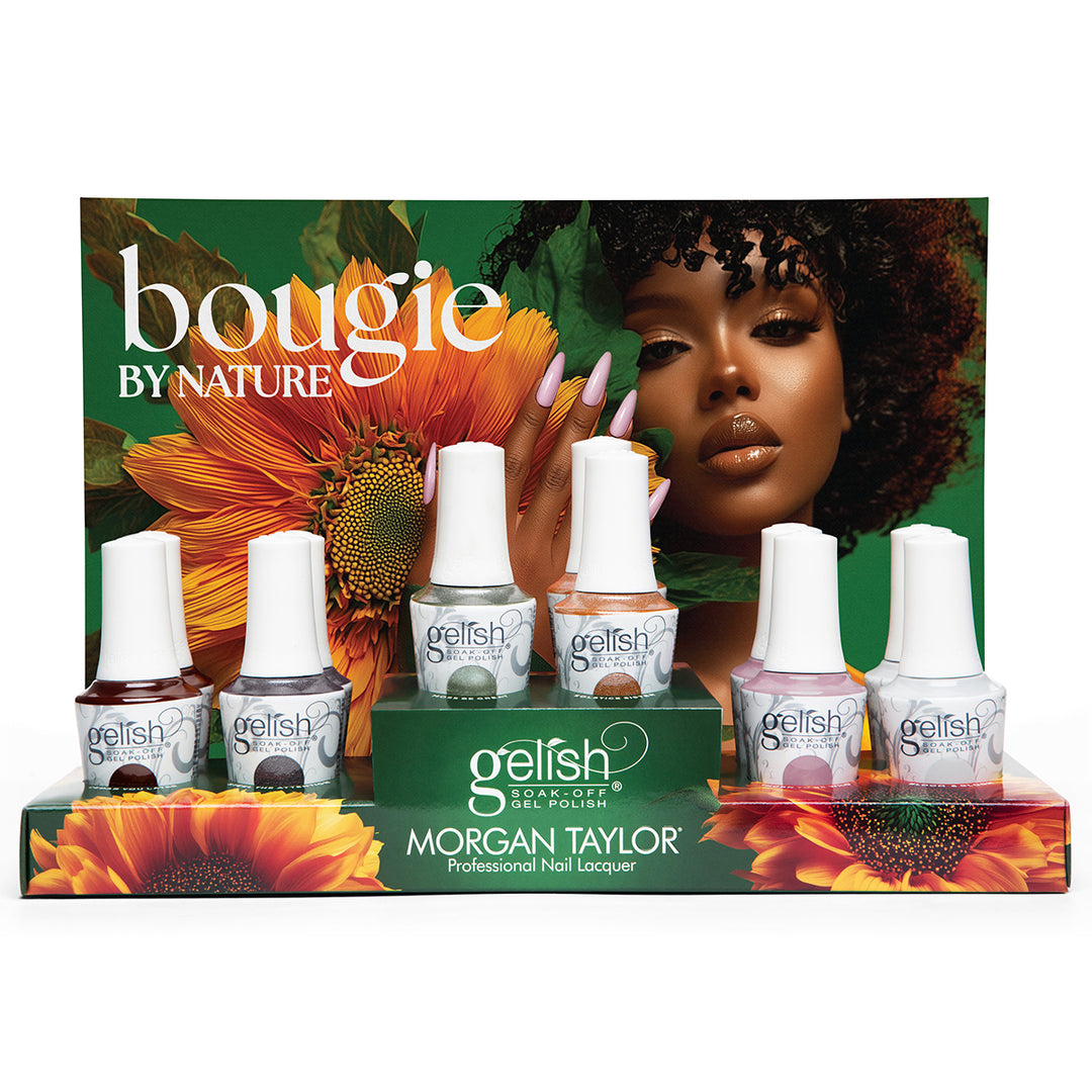 Gelish Gel Polish, .5 oz (Bougie By Nature Collection), 12 Piece Display