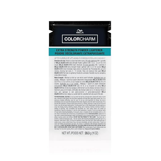 Wella ColorCharm Extra Strength Powder Lightener | Up to 9 Levels of Lift - Sachet