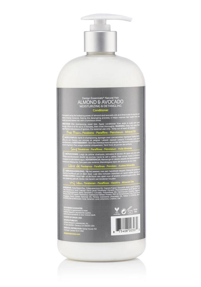 Design Essentials Natural Almond and Avocado Moisturizing and Detangling Conditioner