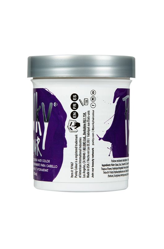 Punky Colour Semi-Permanent Conditioning Hair Color - Plum, 3.5 FL OZ