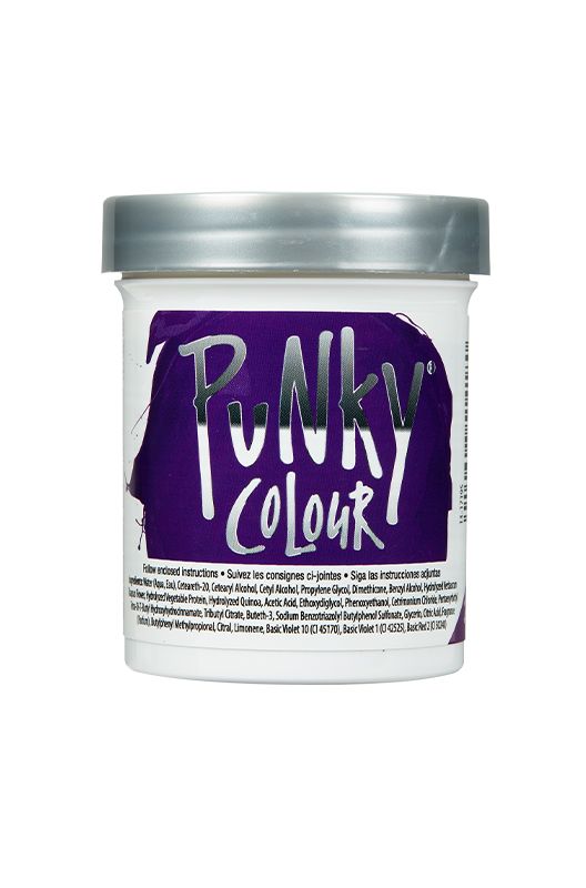 Punky Colour Semi-Permanent Conditioning Hair Color - Plum, 3.5 FL OZ