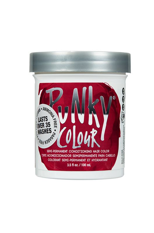 Punky Colour Semi-Permanent Conditioning Hair Color - Poppy Red, 3.5 FL OZ