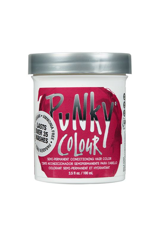 Punky Colour Semi-Permanent Conditioning Hair Color - Rose Red, 3.5 FL OZ