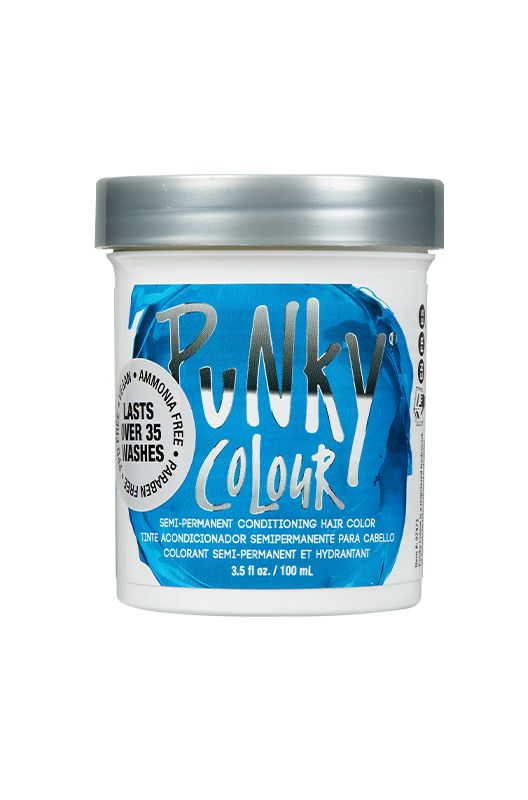 Punky Colour Semi-Permanent Conditioning Hair Color - Lagoon Blue, 3.5 FL OZ