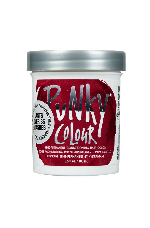 Punky Colour Semi-Permanent Conditioning Hair Color - Red Wine, 3.5 FL OZ