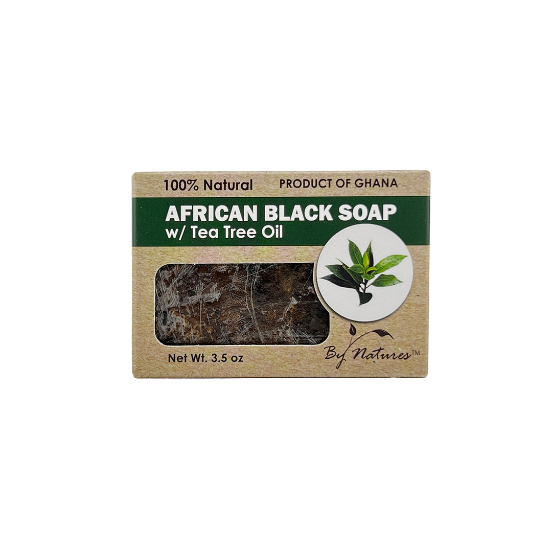By Natures African Black Soap with Tea Tree Oil
