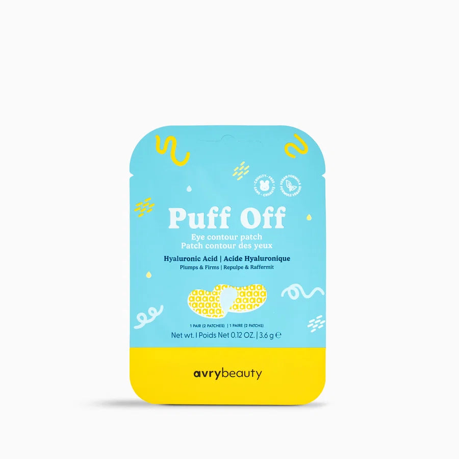 AvryBeauty Puff Off Eye Contour Patch - Hyaluronic Acid