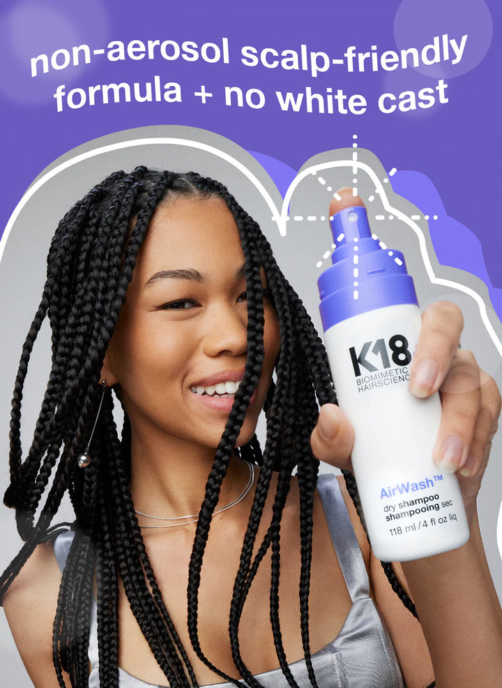 K18 Biomimetic Hairscience AirWash™ dry shampoo