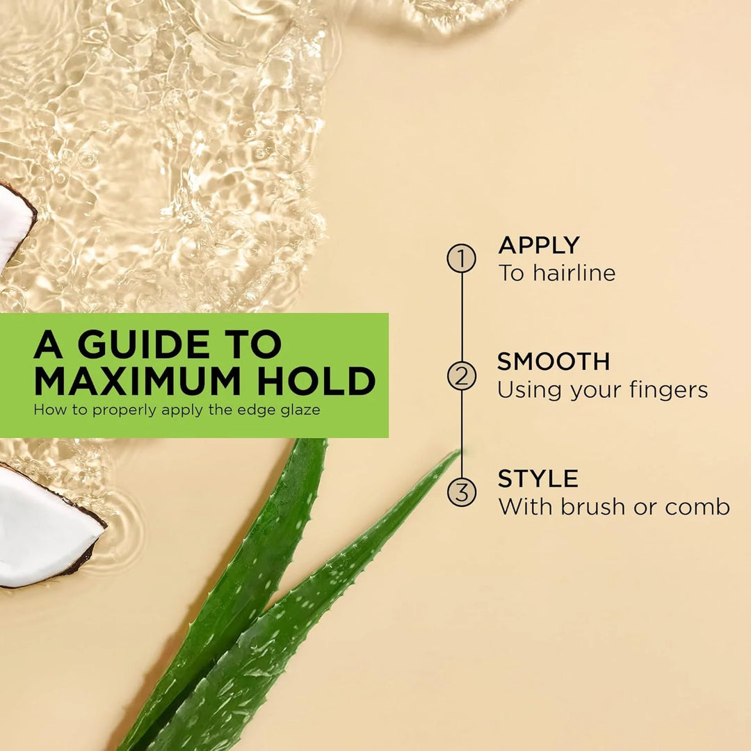 African Pride Moisture Miracle Aloe & Coconut Water Smooth Edge Glaze