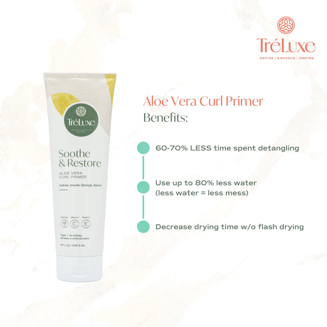 Treluxe Soothe & Restore Aloe Vera Curl Primer