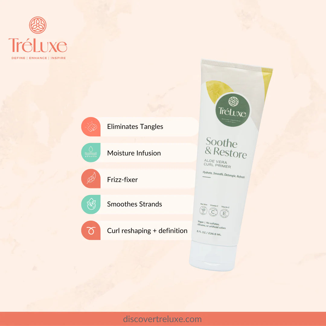 Treluxe Soothe & Restore Aloe Vera Curl Primer