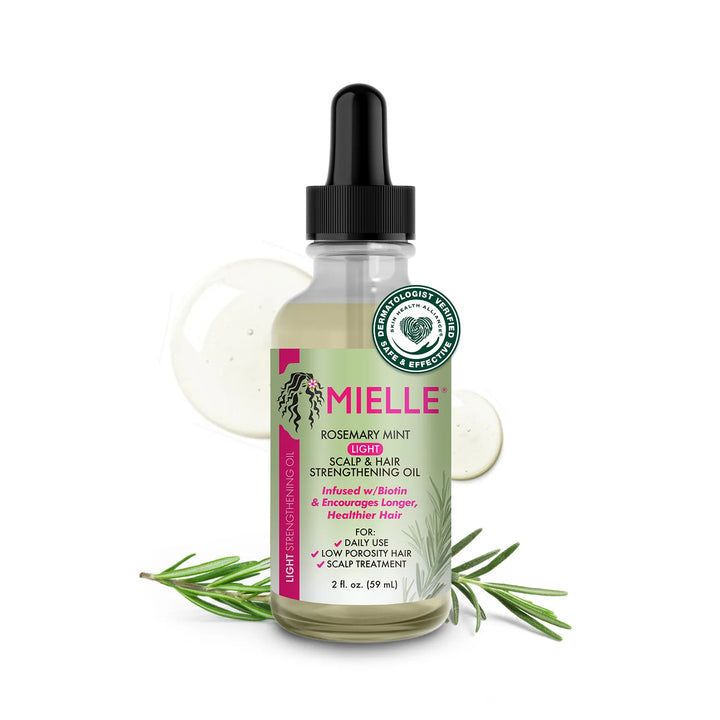 Mielle Rosemary Mint Light Scalp and Hair Strengthening oil