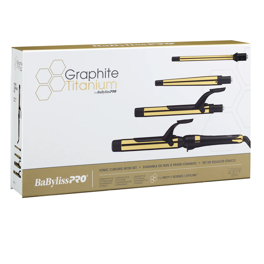 BabyLissPRO Graphite Titanium Ionic Curling Iron SET