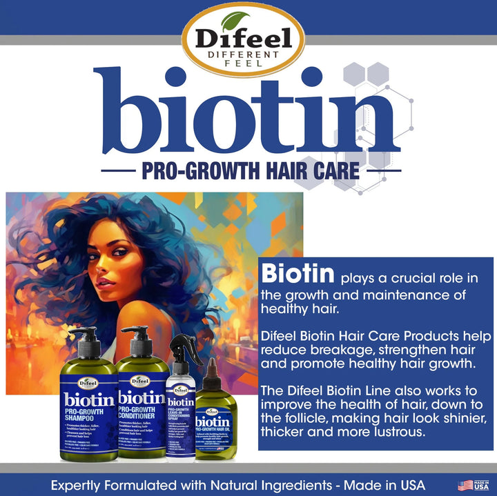 Difeel Biotin Premium Hair Oil 2.5 oz.