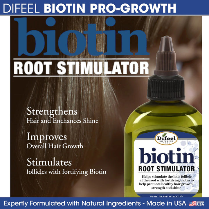 Difeel Biotin Pro-Growth Root Stimulator 2.5 oz.