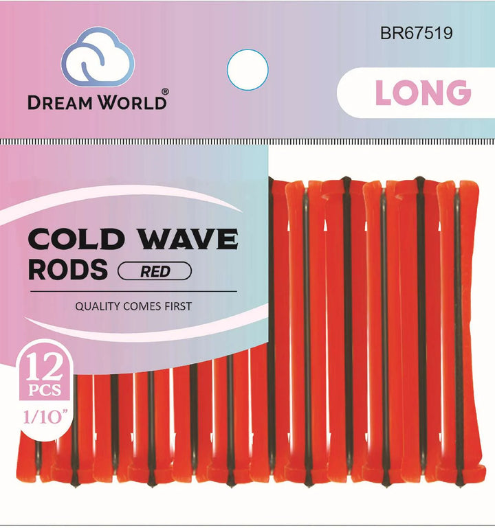 DREAM Long Perm Rods, 12 Pcs