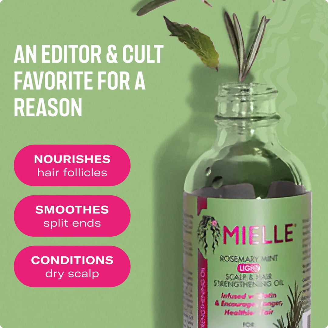 Mielle Rosemary Mint Light Scalp and Hair Strengthening oil