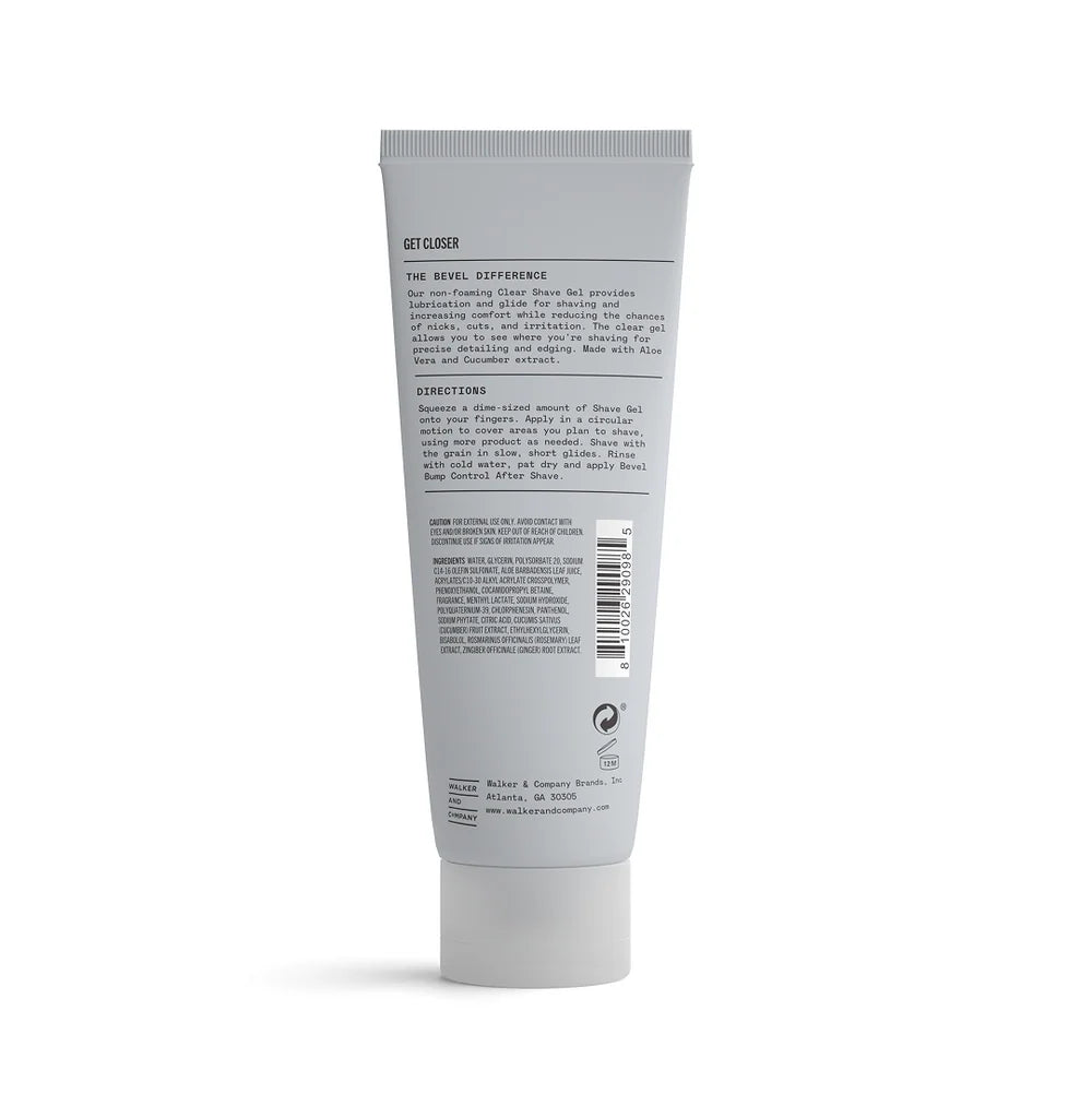 BEVEL Clear Shave Gel