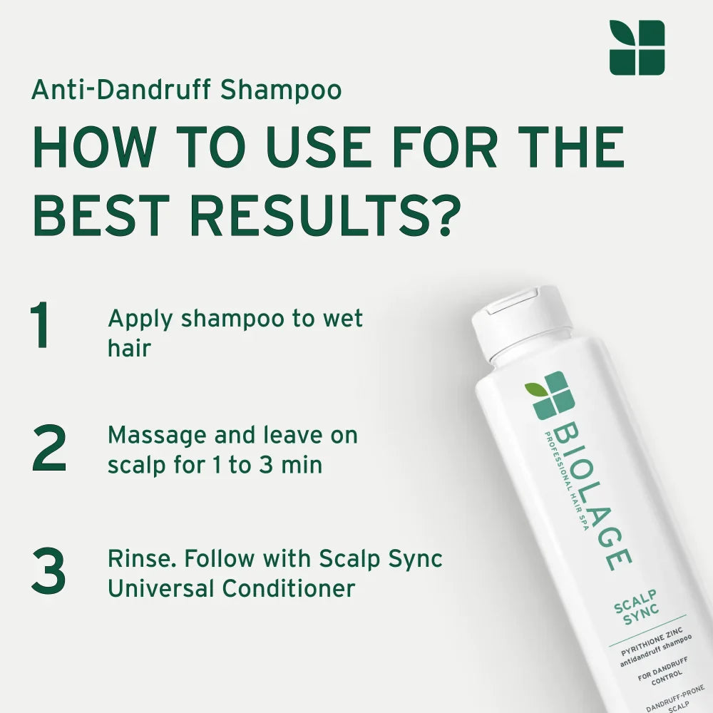 BIOLAGE Scalp Sync Anti-Dandruff Shampoo