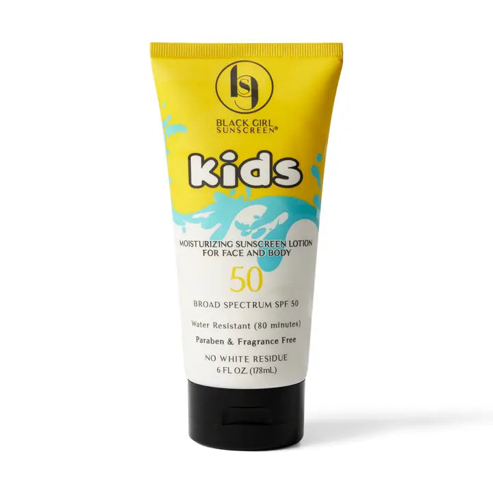 Black Girl Sunscreen SPF 50 Sunscreen Moisturizer for Kids