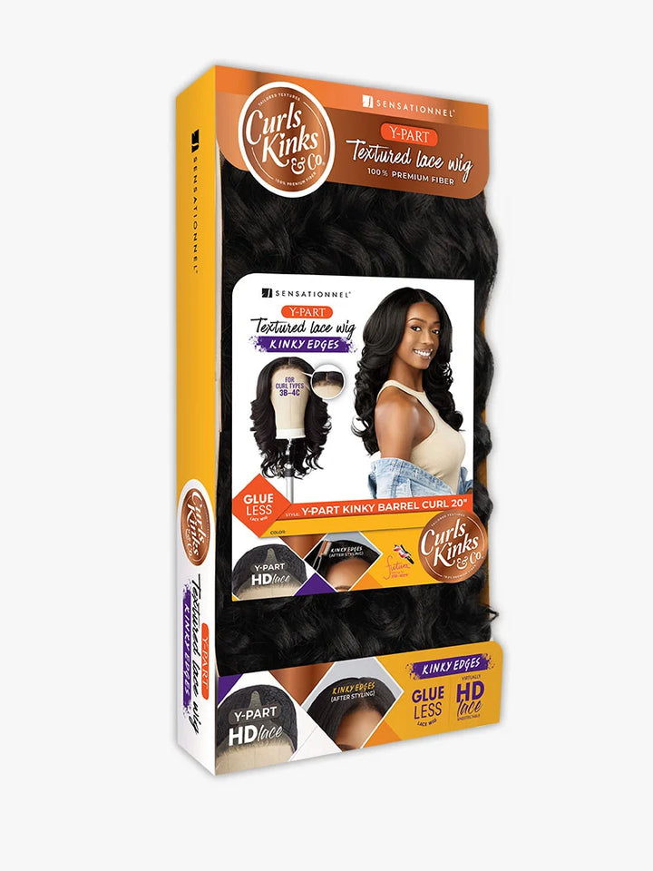 SENSATIONNEL CURLS KINKS & Co KINKY EDGES 13X6_KINKY BARREL CURL 20″