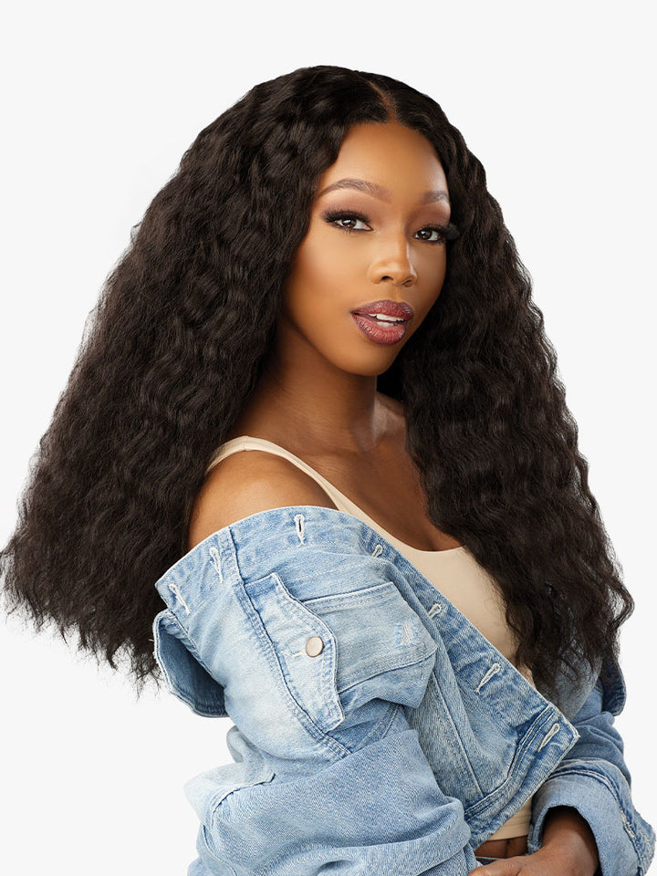 SENSATIONNEL CURLS KINKS & Co KINKY EDGES Y-PART_KINKY BRAID OUT 20″