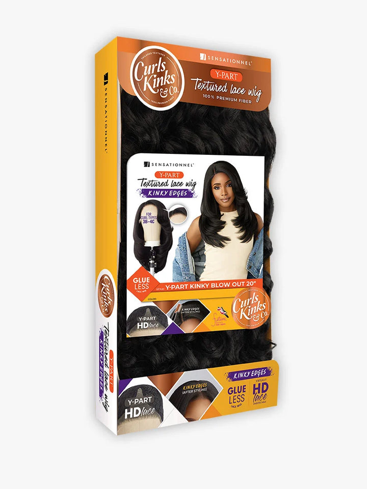 SENSATIONNEL CURLS KINKS & Co KINKY EDGES Y-PART_KINKY BLOW OUT 20″