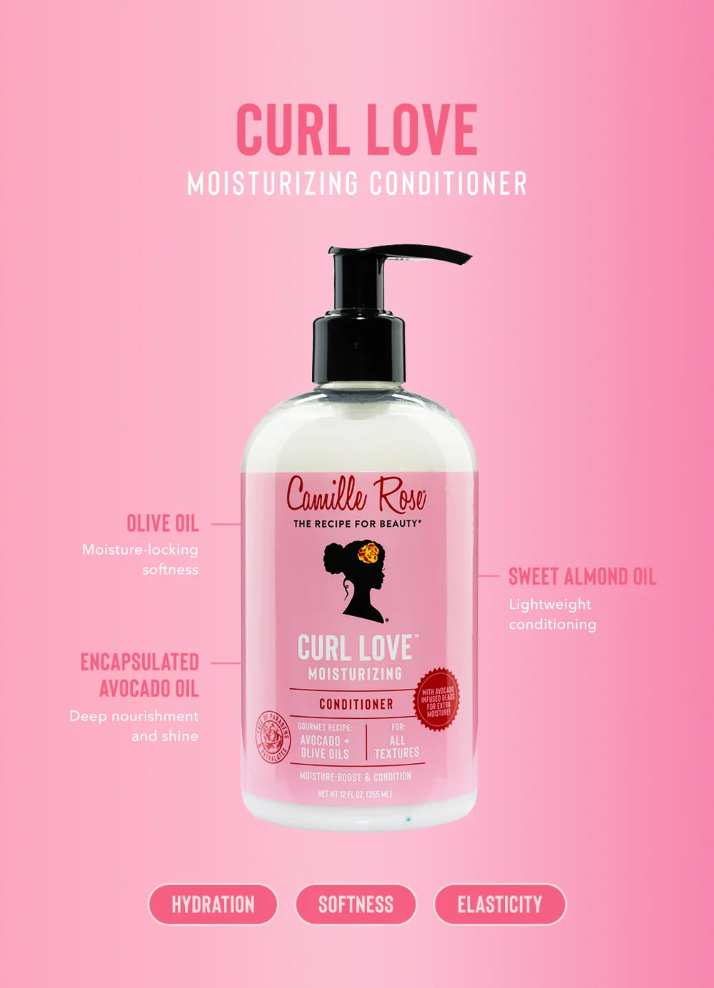 Camille Rose Naturals Curl Love Conditioner
