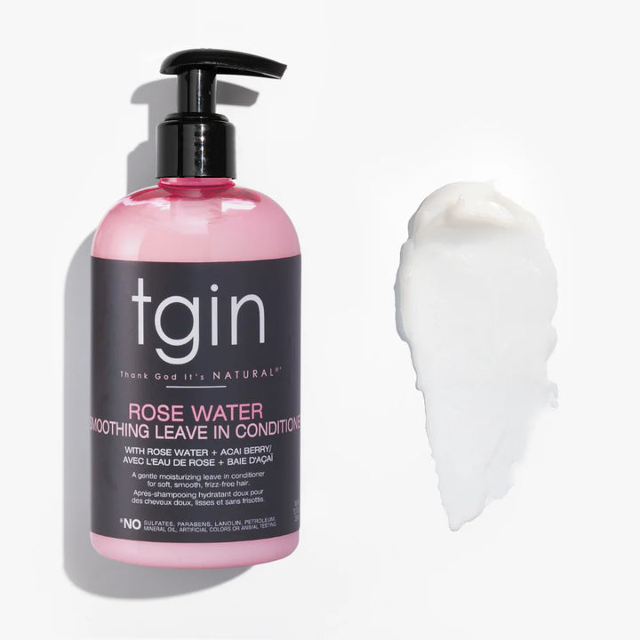 TGIN Rose Water Smoothing Leave In Conditioner - 13OZ