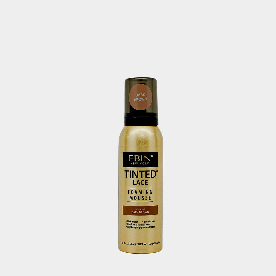 Ebin Tinted Lace Foaming Mousse - Dark Brown