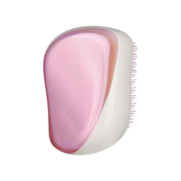 Tangle Teezer Compact Styler Detangling Hair Brush, Holographic Pink