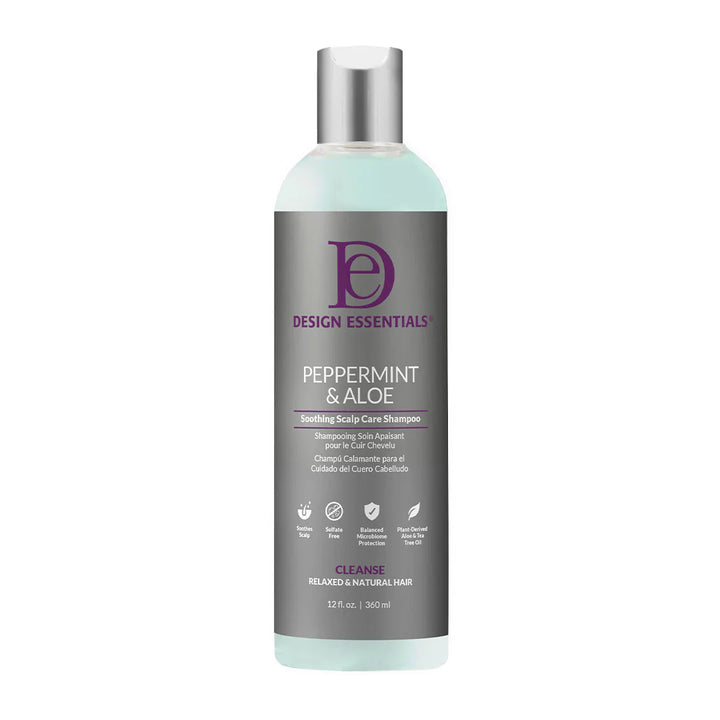 Design Essentials Peppermint & Aloe Soothing Scalp Care Shampoo