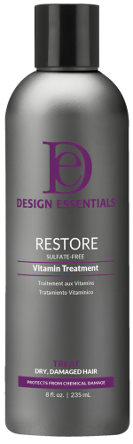 Design Essentials Restore Vitamin Treatment bottle on a white background