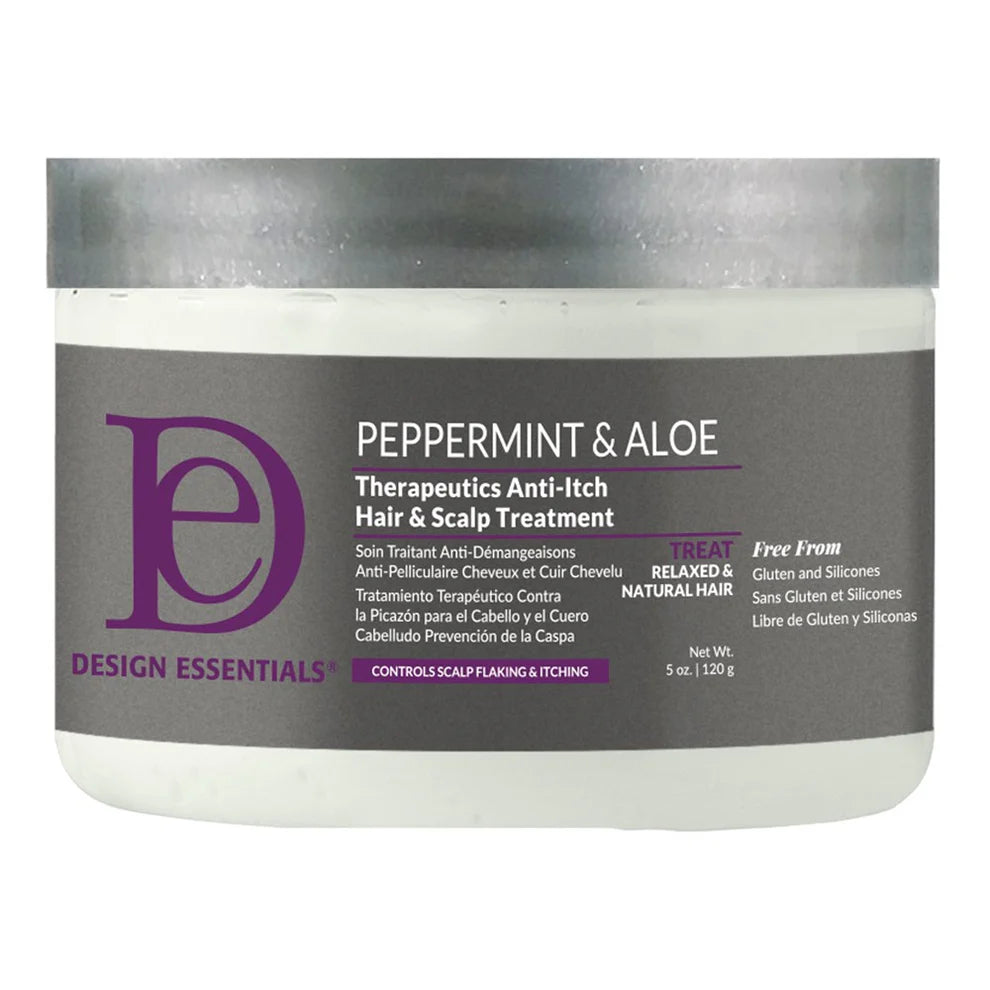 DESIGN ESSENTIALS Peppermint & Aloe Therapeutics Anti-Itch Hair & Scalp Treatment