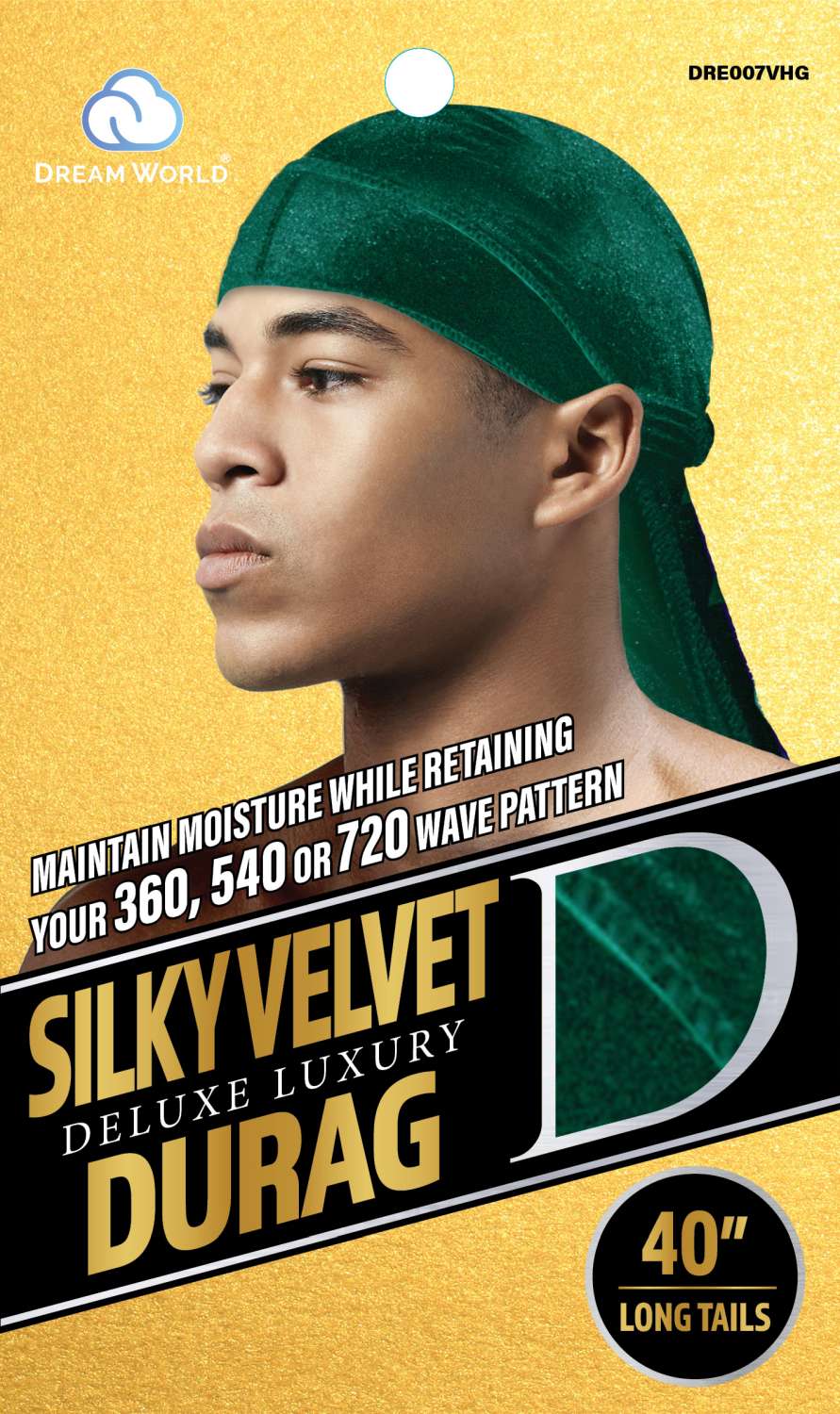Dream World M-DURAG Smooth and Thick Velvet Durag