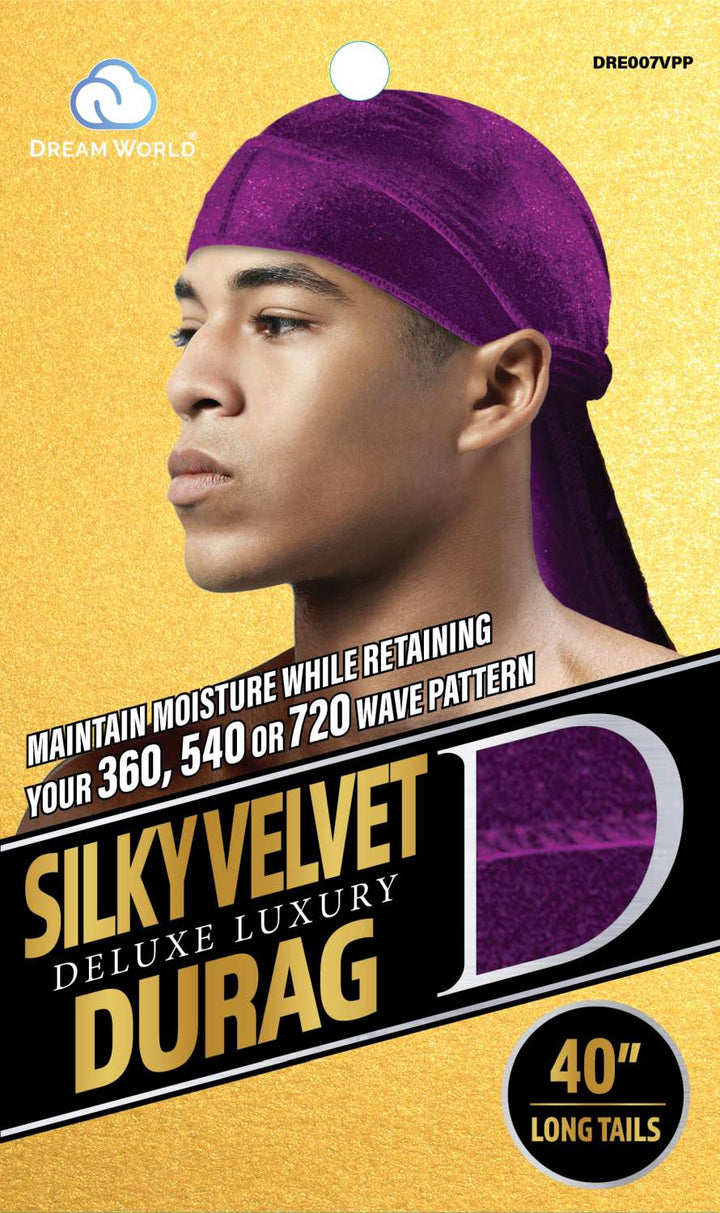 Dream World M-DURAG Smooth and Thick Velvet Durag