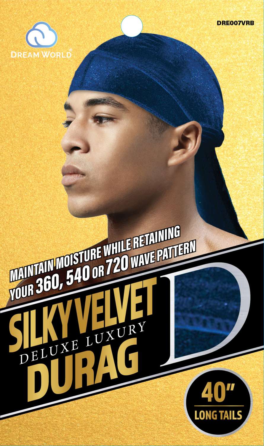 Dream World M-DURAG Smooth and Thick Velvet Durag